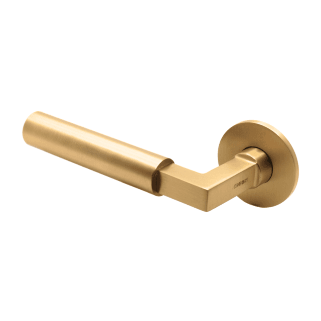 Thurloe lever handle in a polished brass pvd finish