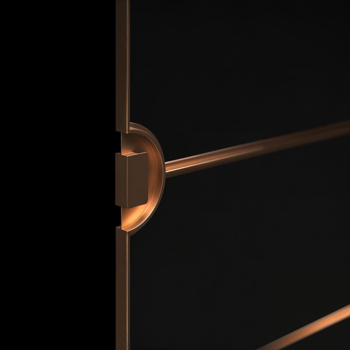 G4 Osiris Hertman round handle for steel glazed internal doors