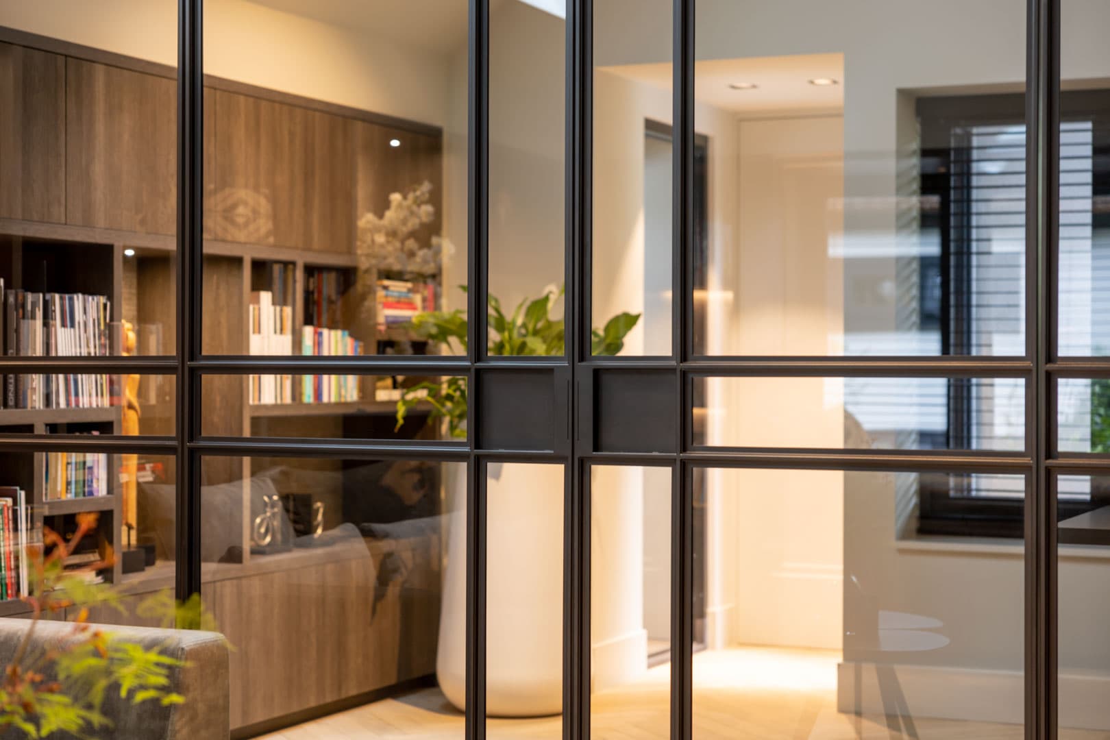 Courtenay steel glazed double door