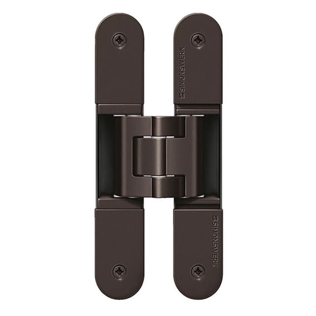 Dark Bronze concealed 3D hinge