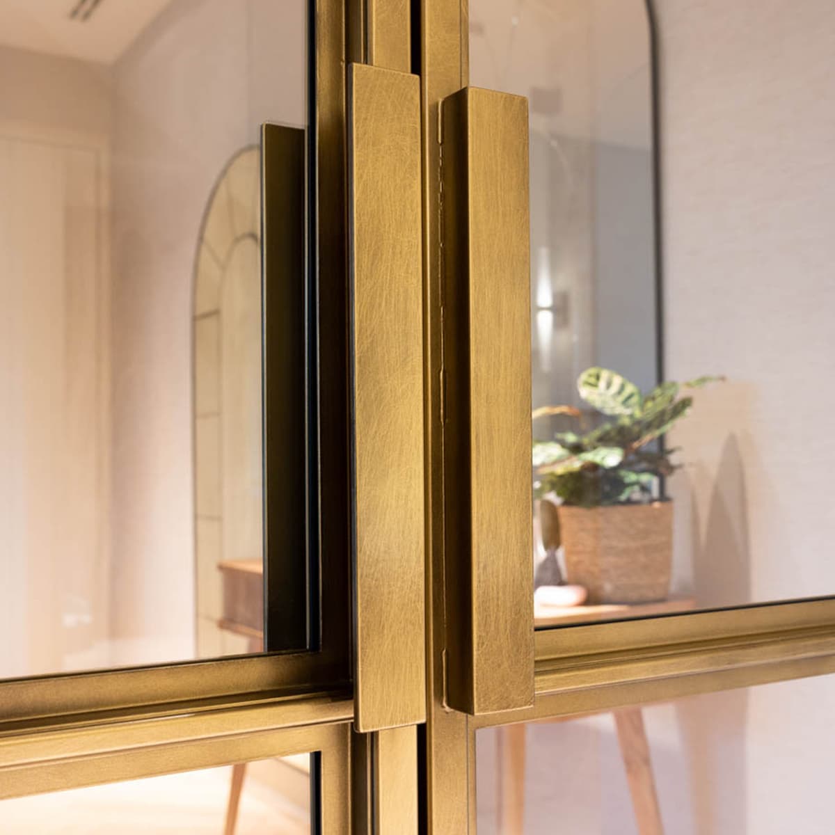 steel handles for internal steel-glazed doors